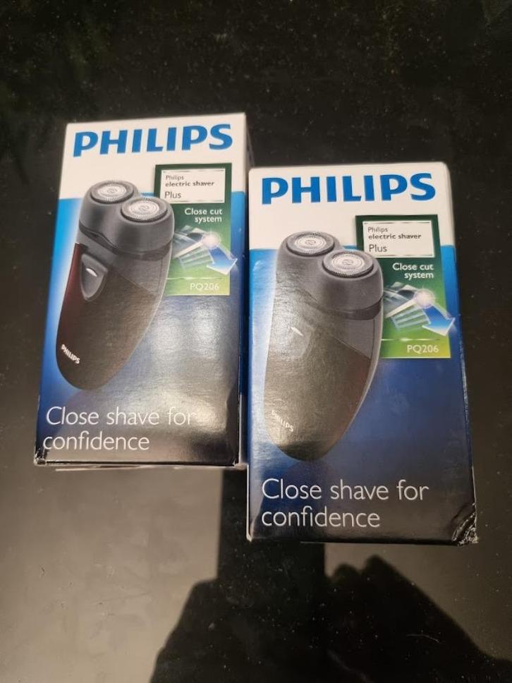 Philips Close Shaver PQ206 x 2 (2 stuks) (SPLINTERNIEUW), Elektronische apparatuur, Persoonlijke Verzorgingsapparatuur, Nieuw