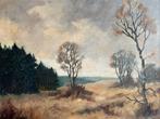 „Birch Fens” schilderij van Edmond Fayen, Ophalen of Verzenden