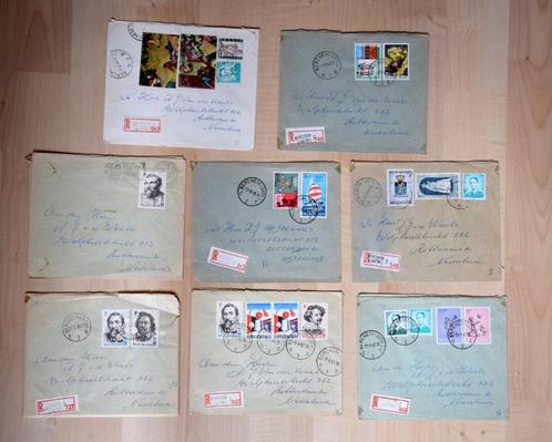 Enveloppen met Belgische postzegels (1), Timbres & Monnaies, Timbres | Europe | Belgique, Enlèvement ou Envoi