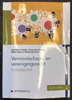 Vennootschaps- en verenigingsrecht toegepast (zesde editie), Ophalen of Verzenden, Zo goed als nieuw, Nederlands, Jean Pierre Vincke; Jeroen De Schryver