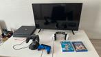 PS4 met tv en 2 controllers, Games en Spelcomputers, Ophalen, Zo goed als nieuw