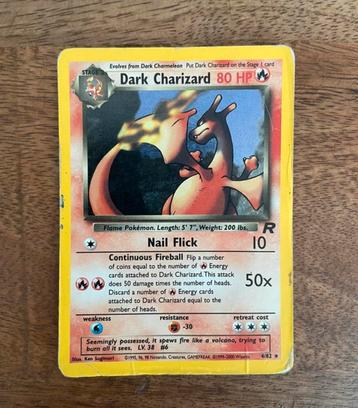 Dark Charizard Holo 4/82 – Team Rocket 2000 – Vintage – WOTC beschikbaar voor biedingen