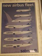 Poster Airbusvloot Sabena, Enlèvement, Comme neuf