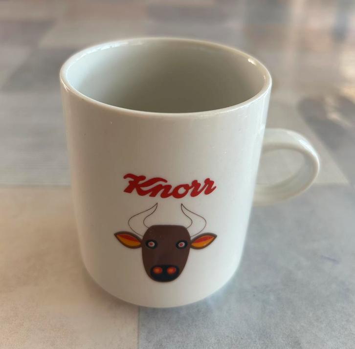 Beker/tas Knorr, Verzamelen, Glas en Drinkglazen, Gebruikt, Overige typen, Ophalen of Verzenden