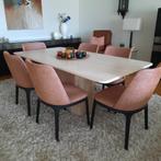 mooie eetkamer stoelen, Huis en Inrichting, Stoelen, Ophalen, Hout, Overige kleuren, Zo goed als nieuw