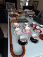 Antieke kop en schotel 9 stuks. Allemaal verschillend., Antiek en Kunst, Antiek | Servies compleet, Ophalen