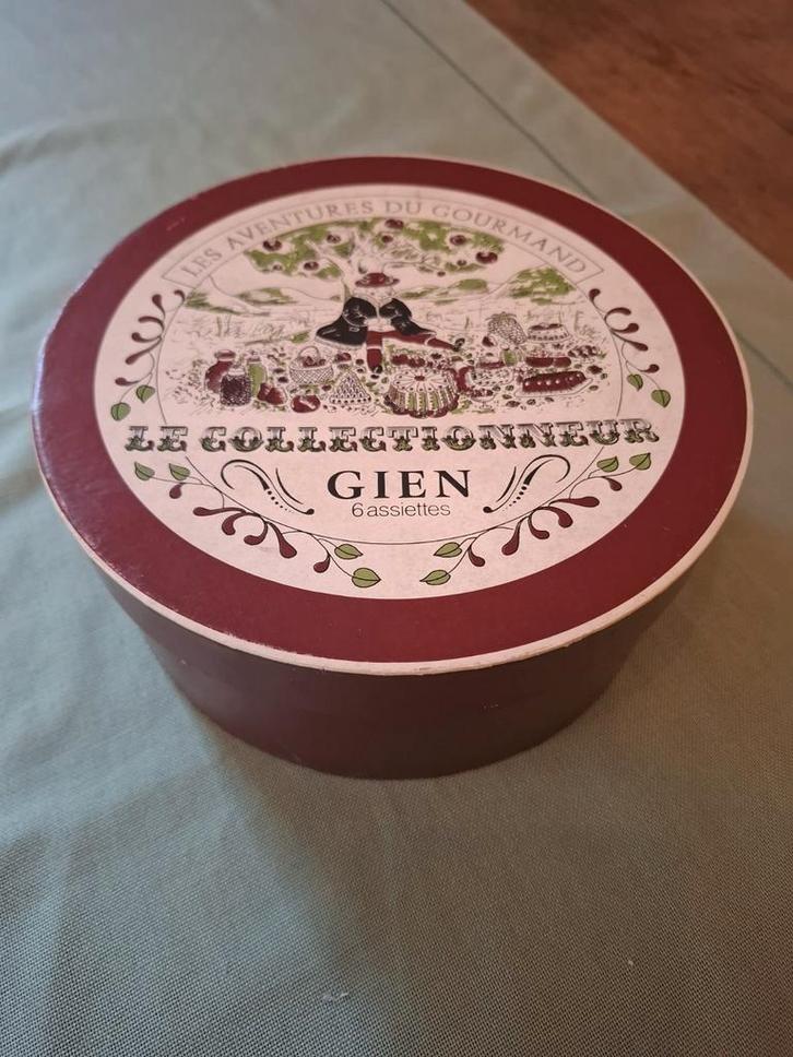 Prachtige set van 6 borden GIEN, Huis en Inrichting, Keuken | Servies, Zo goed als nieuw, Bord(en), Ophalen of Verzenden