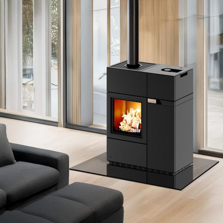 Pellet- houtkachel Austroflamm Quadra Duo, Huis en Inrichting, Woonaccessoires | Overige, Nieuw, Ophalen of Verzenden