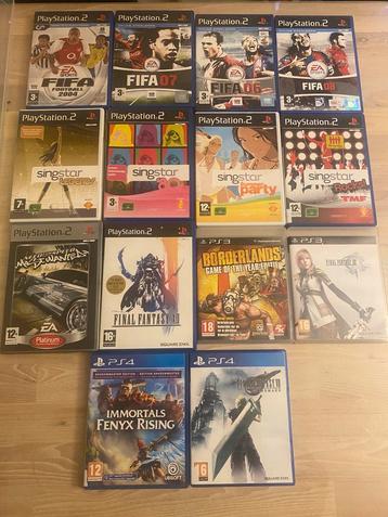 PlayStation 2, 3 en 4 games beschikbaar voor biedingen