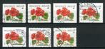 (B) 2977 gestempeld 2001 - Geranium (7 stuks), Postzegels en Munten, Postzegels | Europa | België, Ophalen of Verzenden, Gestempeld