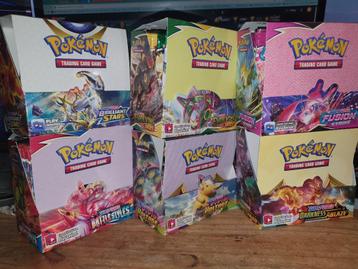 LEGE EMPTY display boosterbox collectie Pokemon beschikbaar voor biedingen