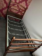 Eiken 1 persoonsbed 90 x 200 cm, Antiek en Kunst, Antiek | Meubels | Bedden, Ophalen