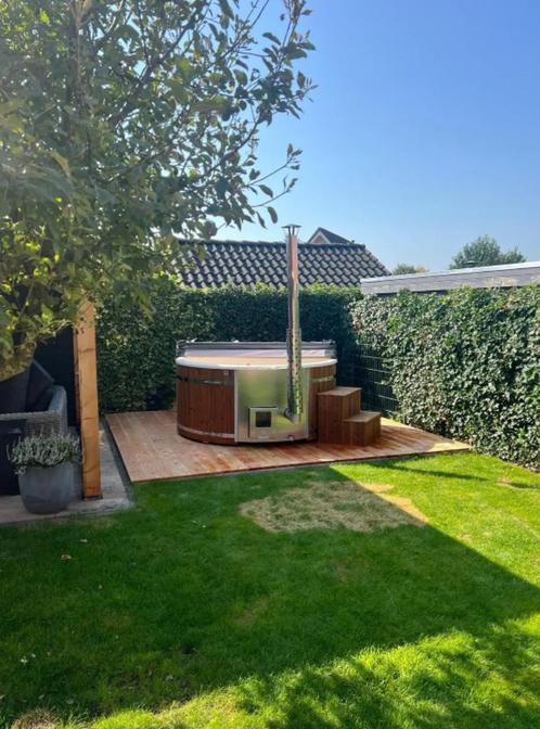 Hottub | XXl | Houtgestookt | Demo model | KORTING | 225cm, Tuin en Terras, Zwembad-toebehoren, Nieuw, Overige typen, Ophalen of Verzenden