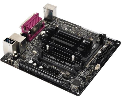 ASRock J4005B-ITX onboard CPU, Computers en Software, Moederborden, Zo goed als nieuw, AMD, DDR3, Ophalen of Verzenden
