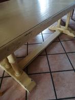 Table chêne massif avec ou sans chaises, Maison & Meubles, Tables | Tables à manger, Enlèvement, Chêne