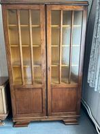Oude boekenkast, Huis en Inrichting, Kasten | Vitrinekasten, Ophalen, Gebruikt, Glas