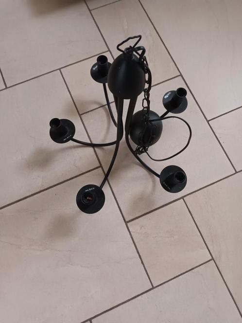 Zwarte luster Ikea, Huis en Inrichting, Lampen | Spots, Zo goed als nieuw, Ophalen