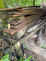 stapel hout, planken en balken, Doe-het-zelf en Bouw, Ophalen, Gebruikt, 25 tot 50 mm, Balk