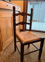 4 heel stevige stoelen, Huis en Inrichting, Ophalen, Bruin, Zo goed als nieuw, Vier