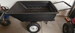 Kiepwagen voor aan grasmachine, Enlèvement, Comme neuf, Manuelle, À deux roues