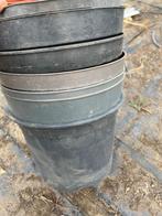 grote kweekpotten bloempotten 23 x 17 cm, Tuin en Terras, Kunststof, Rond, Zo goed als nieuw, Tuin