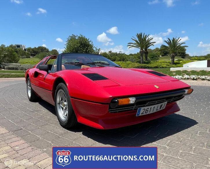 Ferrari 308 GTS | 1985 | Route 66 Auctions, Autos, Oldtimers & Ancêtres, Entreprise, Achat, Ferrari, Essence, Autre carrosserie