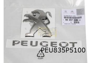 Peugeot 308 embleem logo ''Peugeot'' Origineel! achter 98 05