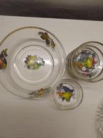 vintage fruitschaal boussu,theelicht,vaas, Ophalen of Verzenden