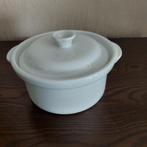Pot blanc en céramique Emile Henry, Maison & Meubles, Récipient(s), Comme neuf, Uni, Céramique
