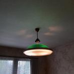 Vintage hanglamp, Metaal, Gebruikt, Ophalen
