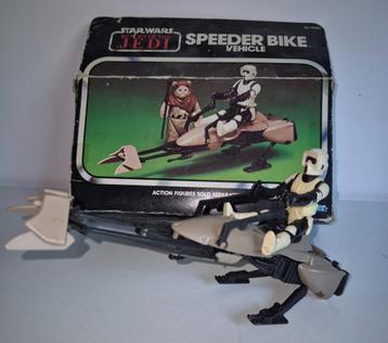 Star Wars Speederbike kenner 1983 met doos beschikbaar voor biedingen