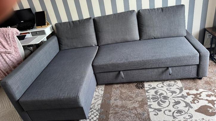 Canapé convertible d’angle, Huis en Inrichting, Zetels | Zetels, Gebruikt, Hoekbank, Vierpersoons of meer, Stof, Ophalen