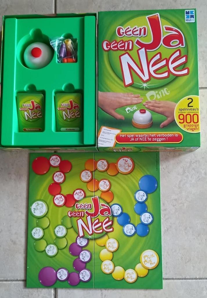 Spel Geen ja geen nee, Hobby en Vrije tijd, Gezelschapsspellen | Bordspellen, Zo goed als nieuw, Drie of vier spelers, Ophalen of Verzenden