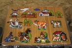 houten inlegpuzzel, Enlèvement, Utilisé, 6 mois à 2 ans, Moins de 10 pièces