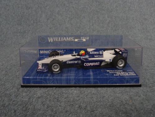 F1 BMW Williams FW22 showcar 2001 Schumacher Minichamps 1:43, Hobby en Vrije tijd, Modelauto's | 1:43, Gebruikt, Auto, MiniChamps