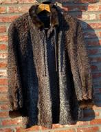 astrakan , bontjasje, maat 40/42, Ophalen of Verzenden, Gedragen, Maat 38/40 (M), Grijs
