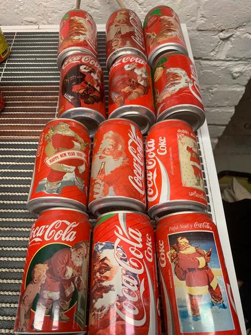 Canettes Coca Cola Père Noël, Collections, Marques & Objets publicitaires, Utilisé, Autres types
