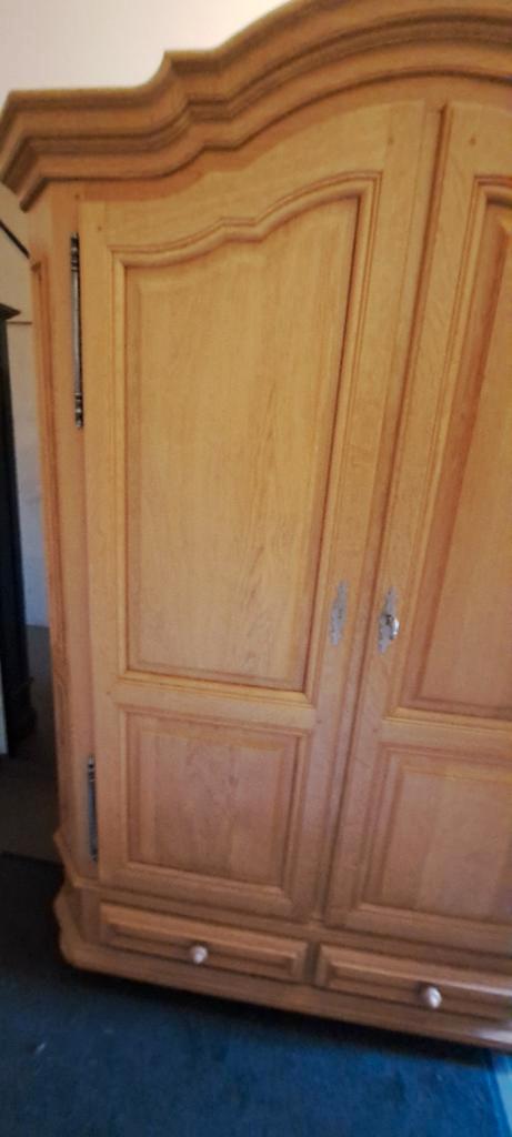 Mooie linnenkast blank eiken, Huis en Inrichting, Slaapkamer | Complete slaapkamers, Ophalen