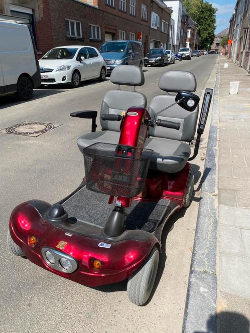 Shoprider Duo scootmobiel – 2-zits – Perfecte staat – Rood, Diversen, Brommobielen en Scootmobielen, Zo goed als nieuw, Shoprider