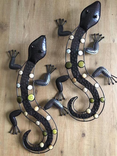 salamanders , muurdecoratie, Huis en Inrichting, Woonaccessoires | Overige, Nieuw, Ophalen of Verzenden