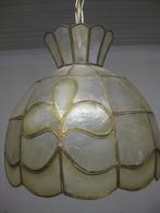 Lustre Tiffany D = 23 cm verre silicate et feuille de cuivre, Enlèvement ou Envoi