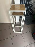 2 bijzettafeltjes zo goed als nieuw, Maison & Meubles, Tables | Coiffeuses, Enlèvement