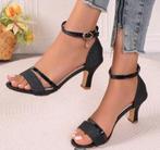 Sandalen maat 42, Kleding | Dames, Zwart, Zo goed als nieuw, Sandalen of Muiltjes, Ophalen of Verzenden