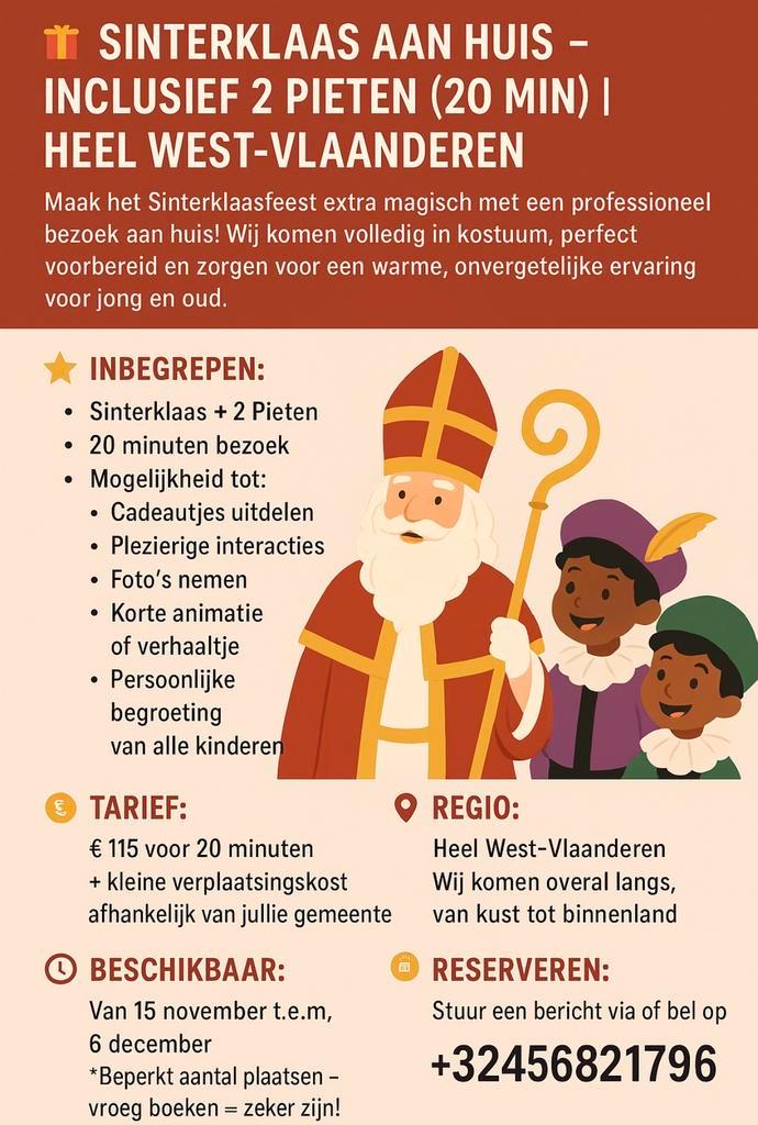 Sinterklaas aan huis, Diversen, Sinterklaas, Zo goed als nieuw, Ophalen