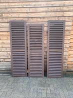 4x hardhouten sierluiken hoogte 180cm en 170cm breedte 50cm, Ophalen, Gebruikt