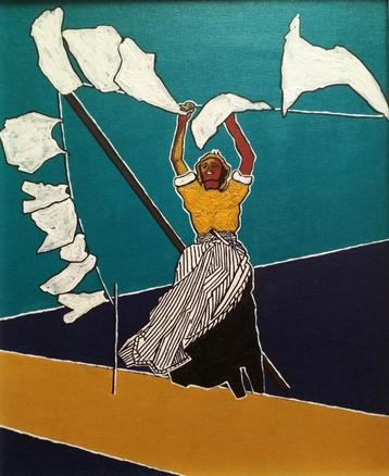 "Schoon linnen"   Schilderij   beschikbaar voor biedingen