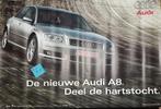 Affiche publicitaire AUDI A2 A4 A6 A8 TT Cabrio Quattro, Enlèvement ou Envoi