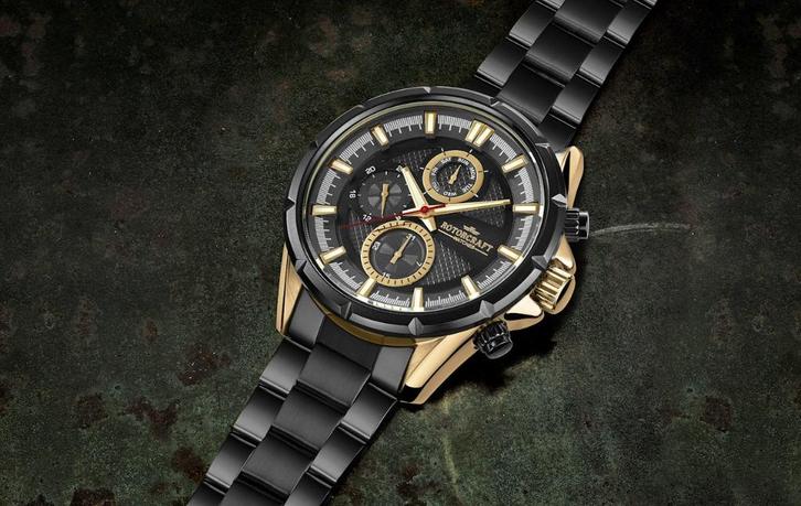 Herenhorloge Van Rotorcraft Gear RC2901, Handtassen en Accessoires, Horloges | Heren, Nieuw, Polshorloge, Overige merken, Staal