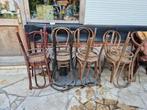 Lot van 8 thonet stoelen antiek te herstellen., Antiek en Kunst, Ophalen