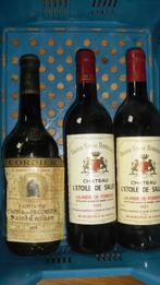 oude wijnen 5 stuks, Verzamelen, Wijnen, Rode wijn, Frankrijk, Vol, Ophalen of Verzenden